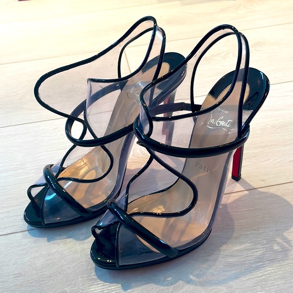 Christian Louboutin Aqua Ronda 120 size 39.5 - Picture 1 of 6